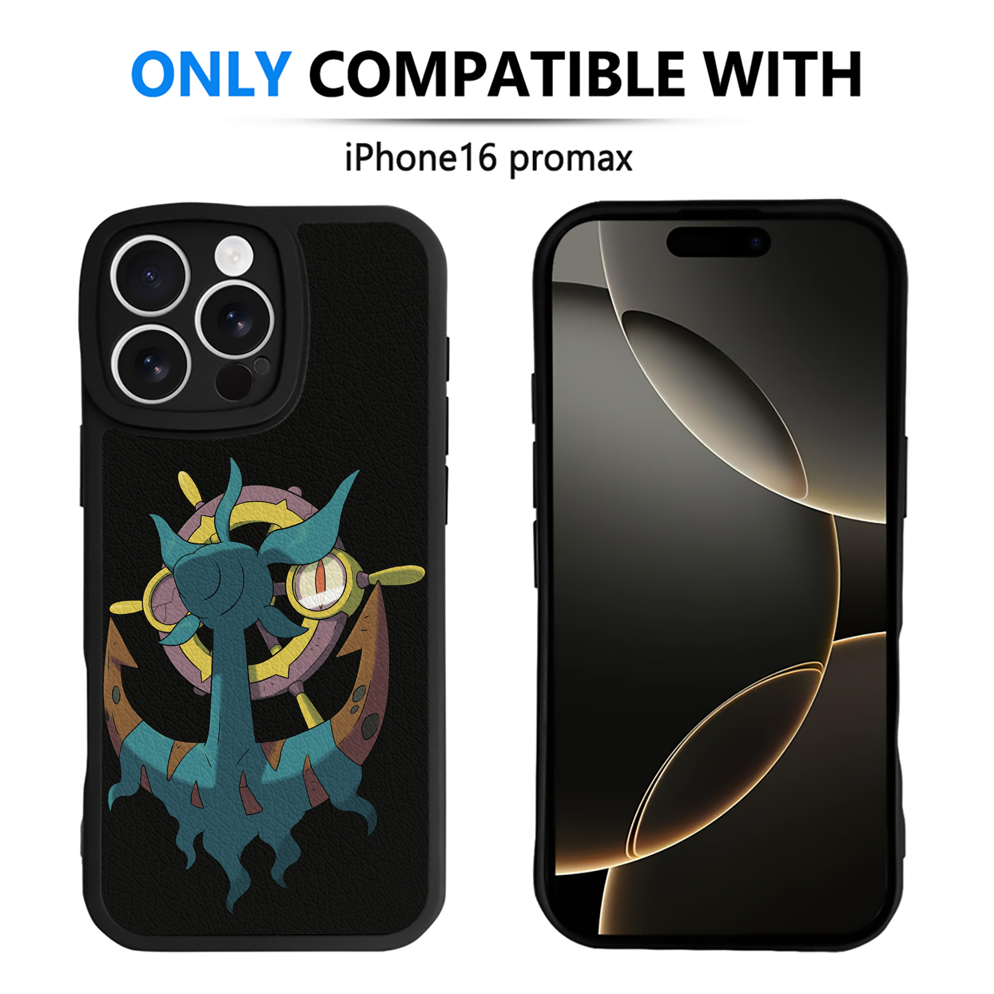 （画像用） ポケットモンスター Pokémon 【iPhone 16シリーズ対応】シリコンスマホケース（レザー調） 材質：シリコン